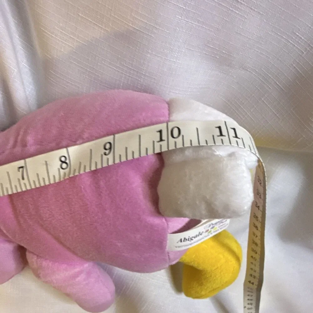 Progressive Plush Abigale Owl Plush Pink/Yellow/White Small Washable